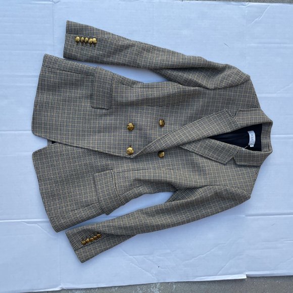 ❌SOLD❌A.L.C. Sedgwick Blazer Plaid Multi Jacket - Picture 7 of 10